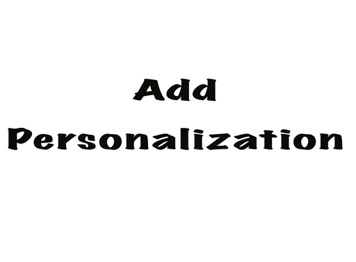 Add Personalization - Sabas fight gear LLC